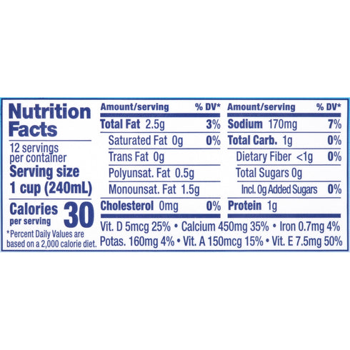 Blue Diamond Almond Breeze Unsweetened Vanilla Almondmilk, 96 fl. oz.